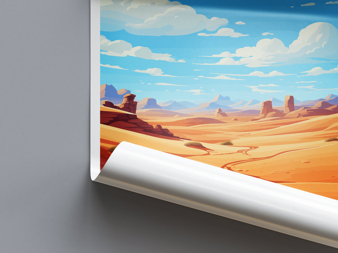 Merzouga Travel Print Wall Art Merzouga Wall Hanging Home Décor Merzouga Gift Art Lovers Morocco Art Lover Gift Wall Art Morocco Art