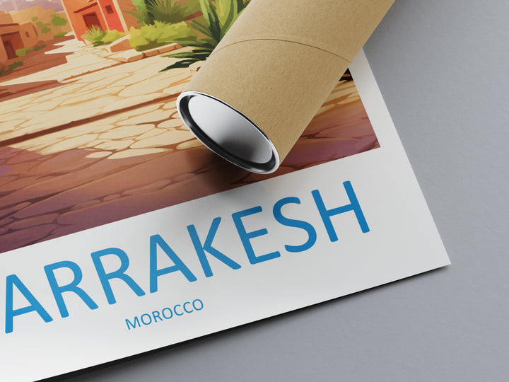 Marrakesh Travel Print Wall Art Marrakesh Wall Hanging Home Décor Marrakesh Gift Art Lovers Morocco Art Lover Gift Wall Art Morocco Art