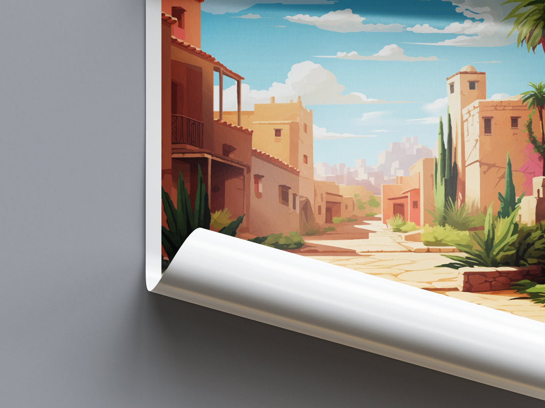 Marrakesh Travel Print Wall Art Marrakesh Wall Hanging Home Décor Marrakesh Gift Art Lovers Morocco Art Lover Gift Wall Art Morocco Art