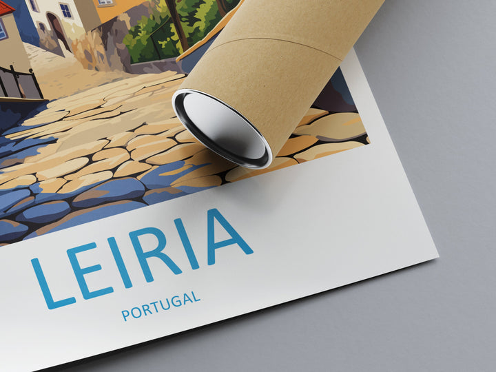 Leiria Travel Print Wall Art Leiria Wall Hanging Home Décor Leiria Gift Art Lovers Portugal Art Lover Gift Leiria Poster