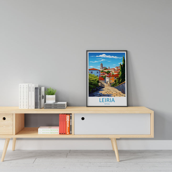 Leiria Travel Print Wall Art Leiria Wall Hanging Home Décor Leiria Gift Art Lovers Portugal Art Lover Gift Leiria Poster