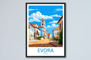 Evora Travel Print