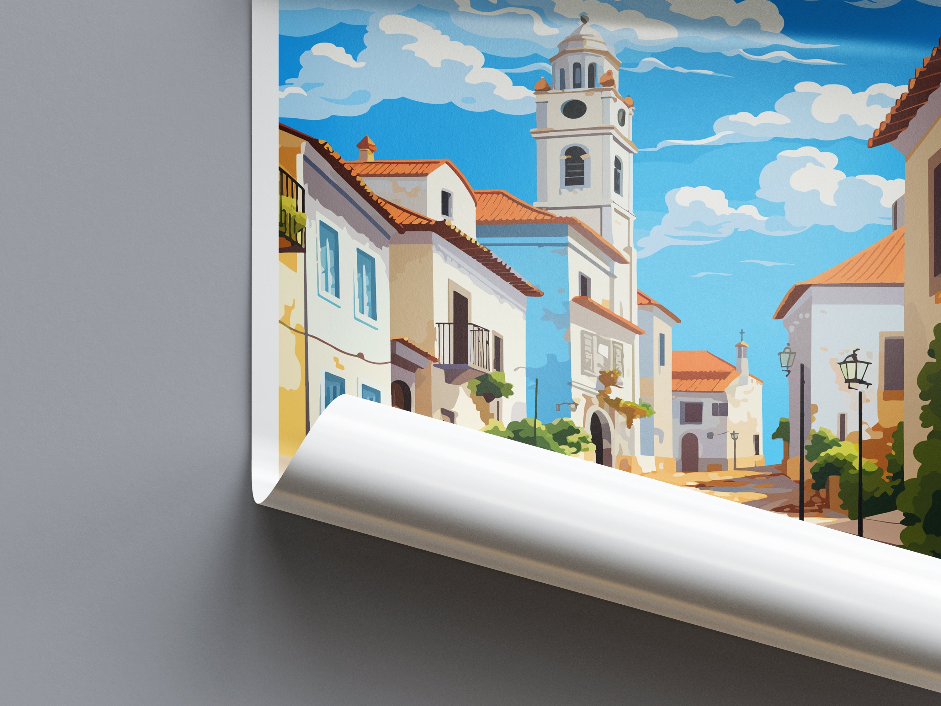 Evora Travel Print