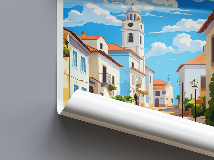 Evora Travel Print Wall Art Evora Wall Hanging Home Décor Evora Gift Art Lovers Portugal Art Lover Gift Evora Poster
