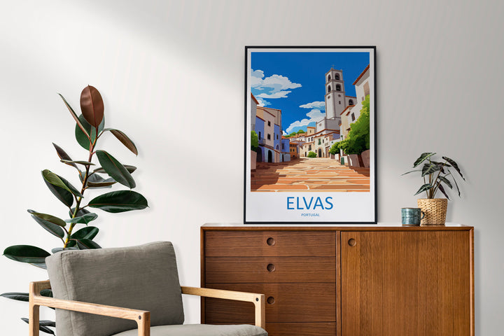 Elvas Travel Print Wall Art Elvas Wall Hanging Home Décor Elvas Gift Art Lovers Portugal Art Lover Gift Elvas Poster