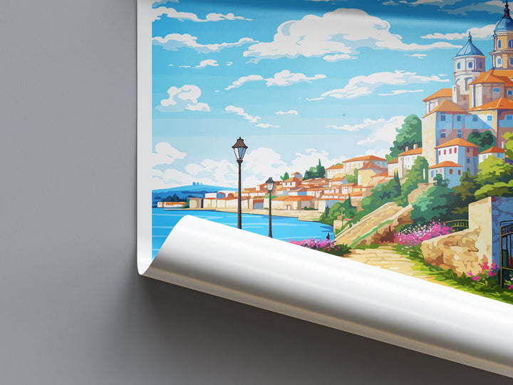 Coimbra Travel Print Wall Art Coimbra Wall Hanging Home Décor Coimbra Gift Art Lovers Portugal Art Lover Gift Coimbra