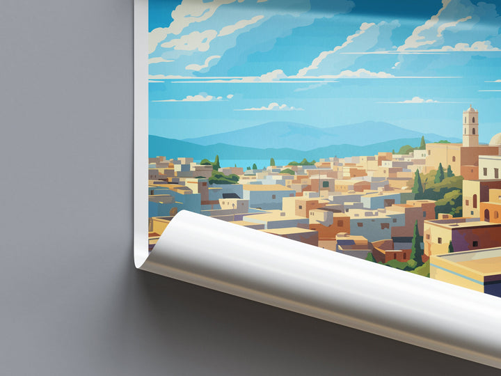 Fes Travel Print Wall Art Fes Wall Hanging Home Décor Fes Gift Art Lovers Morocco Art Lover Gift Wall Art Morocco Art