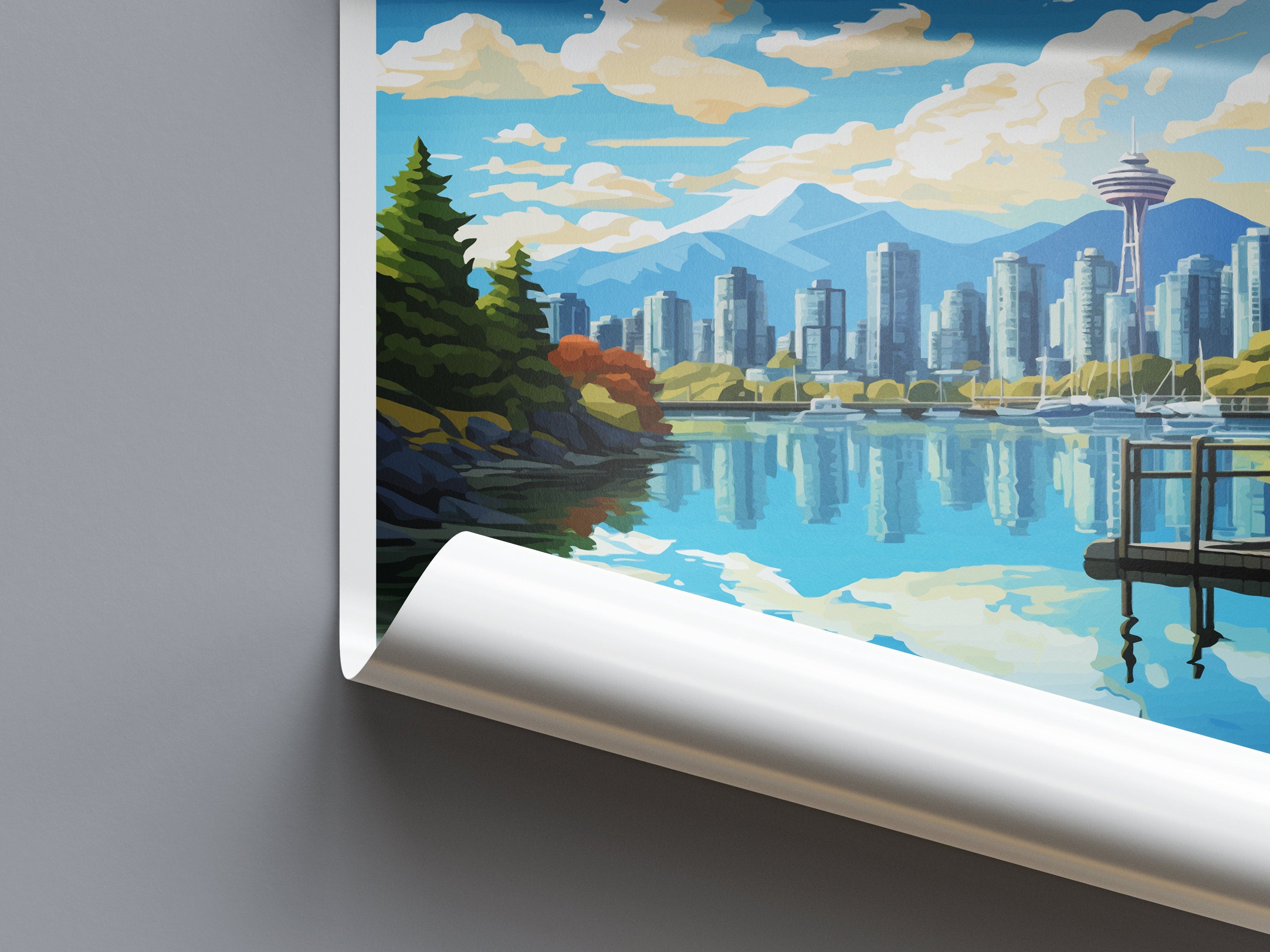 Vancouver Travel Print