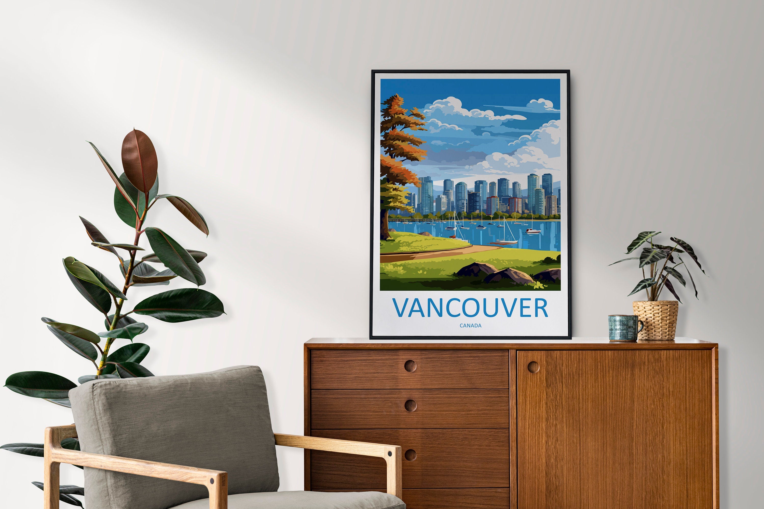 Vancouver Travel Print