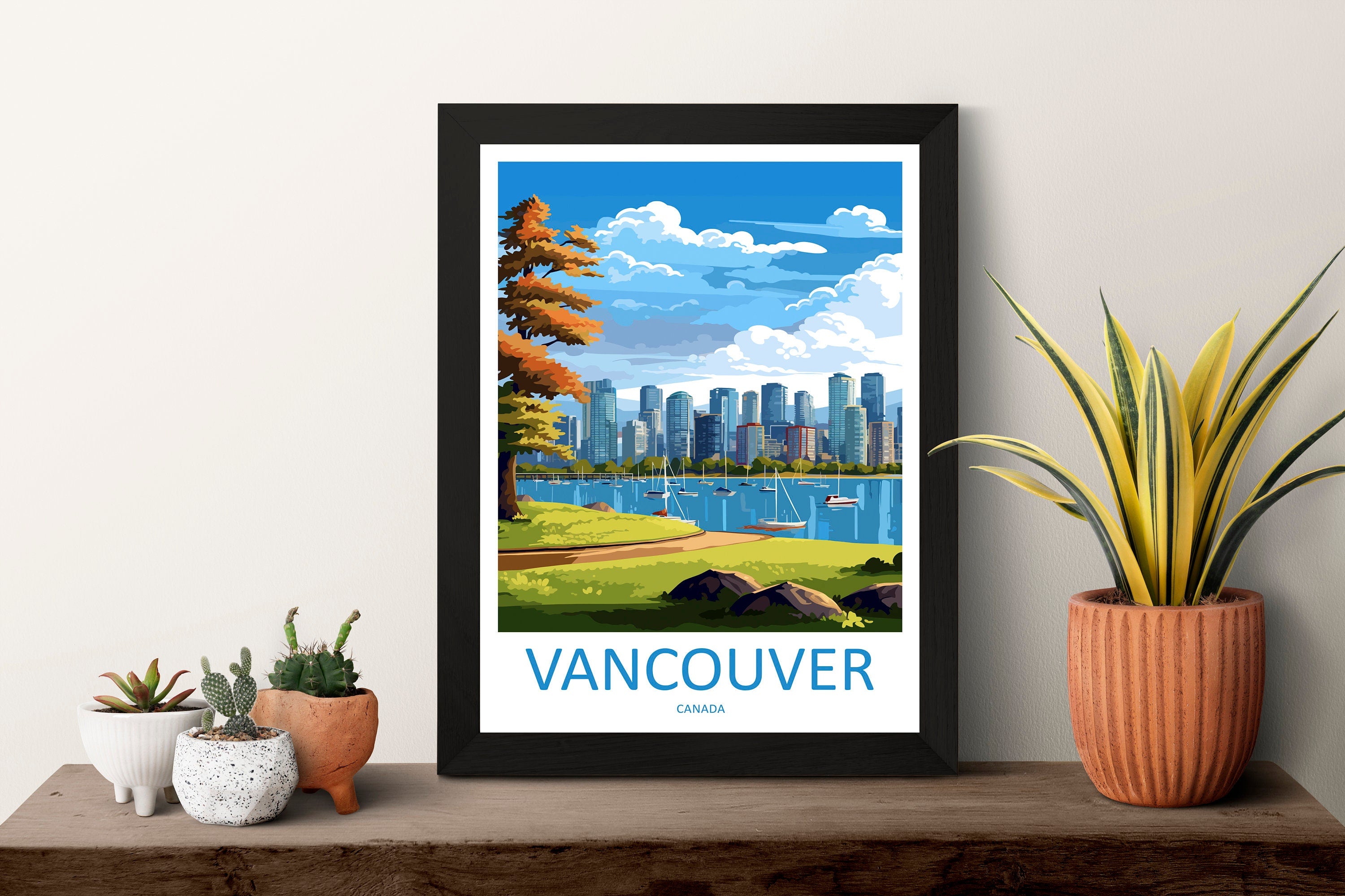 Vancouver Travel Print