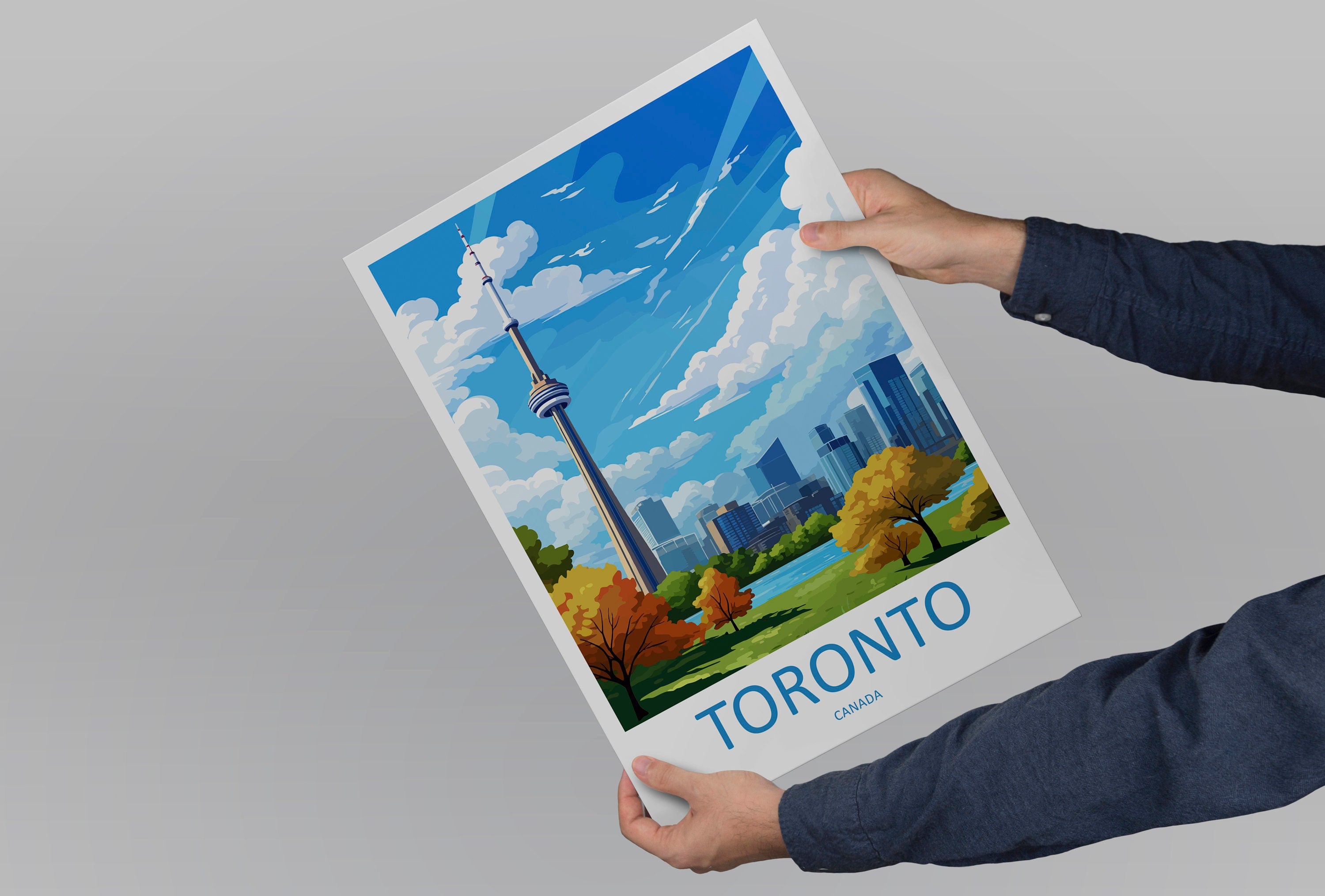 Toronto Travel Print