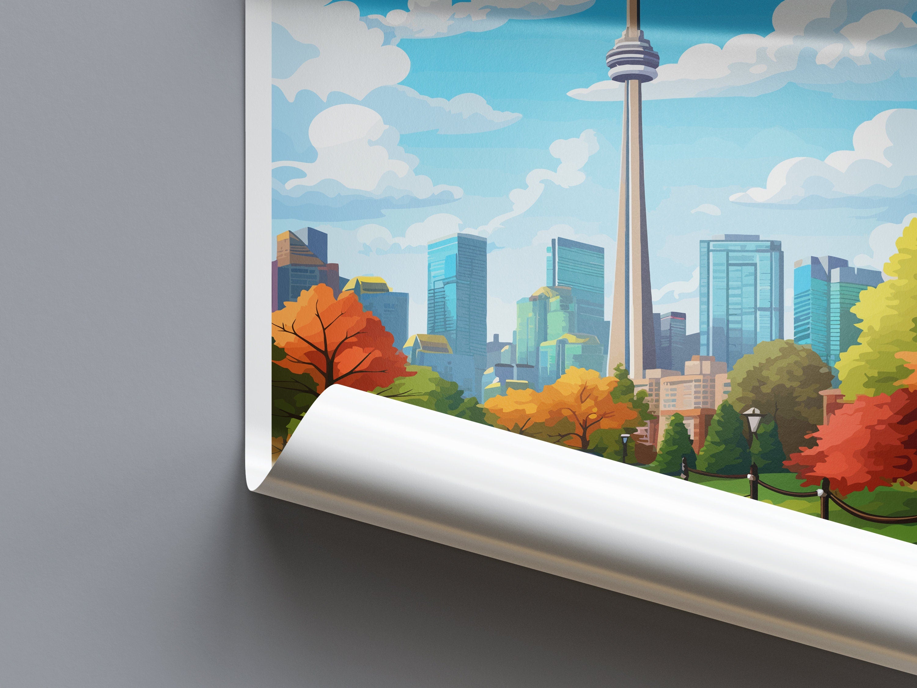 Toronto Travel Print