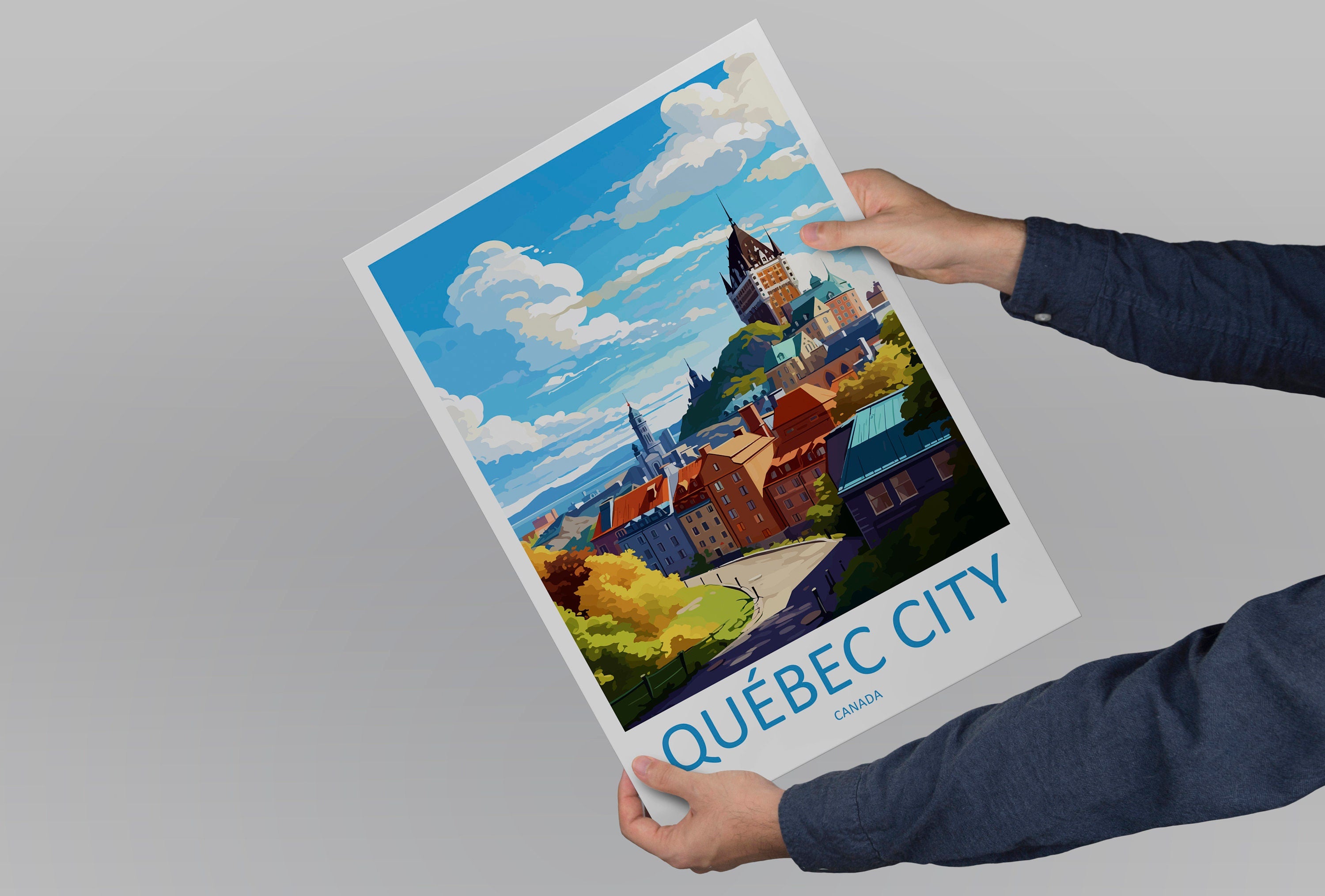 Quebec City Travel Print