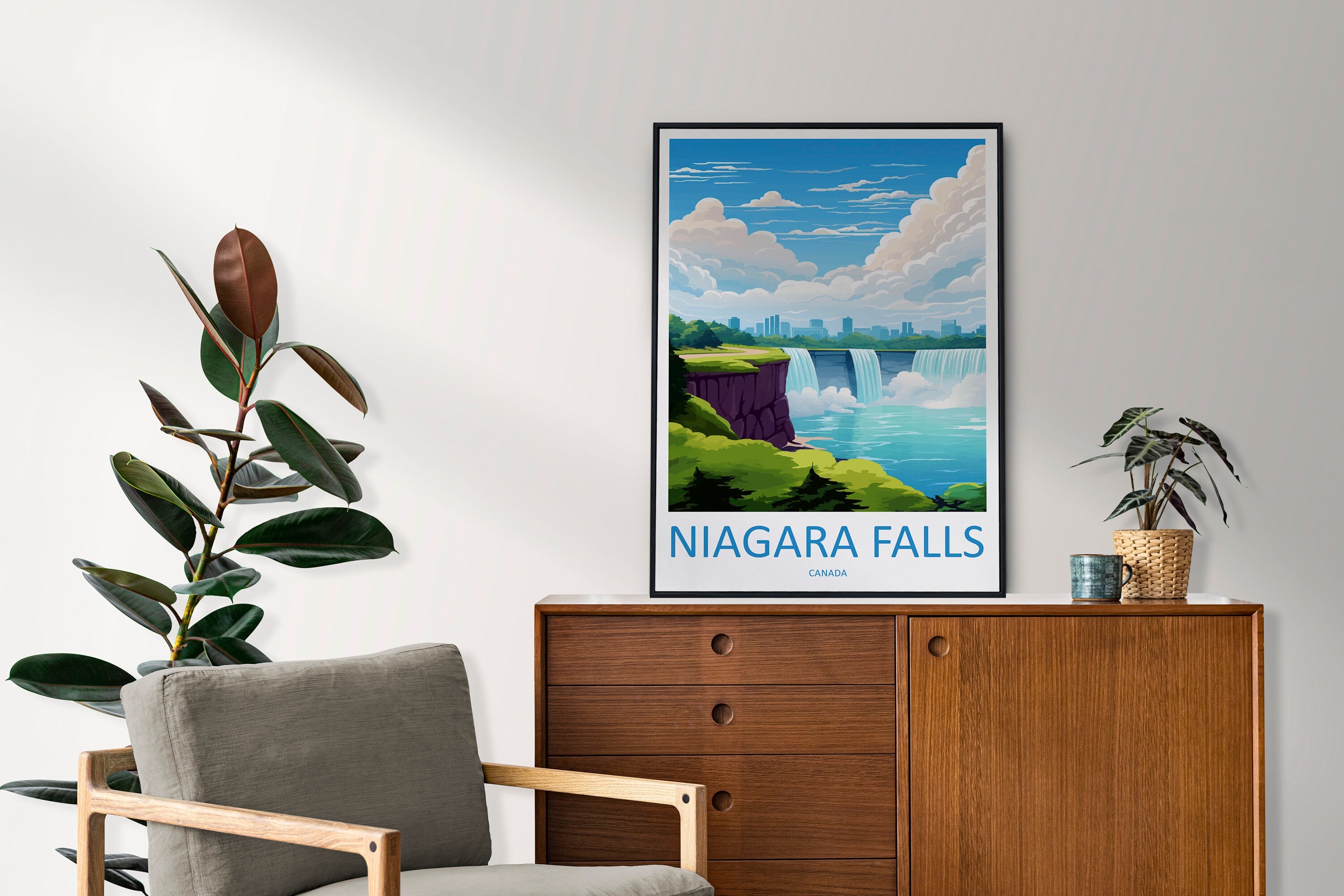 Niagara Falls Travel Print