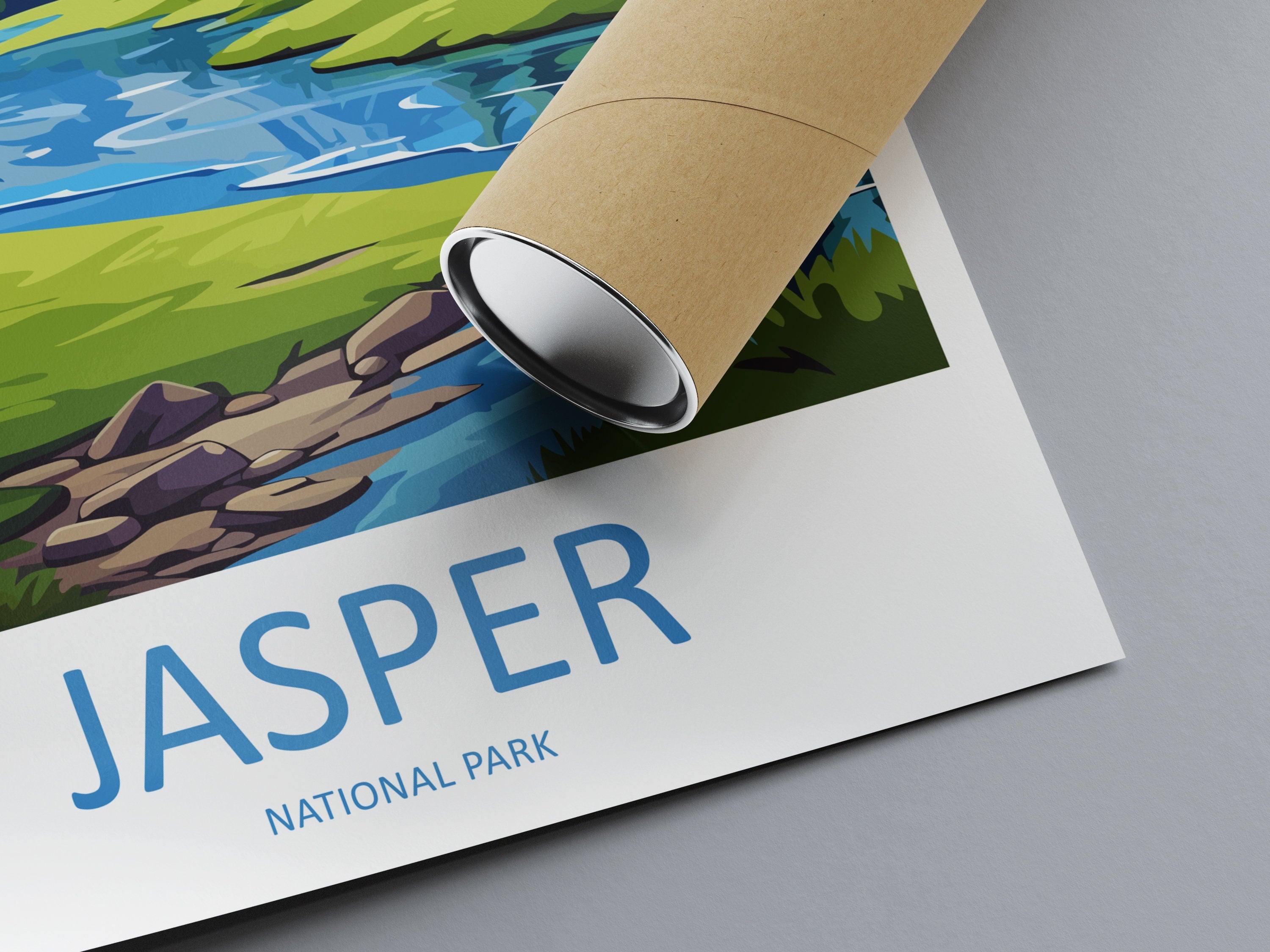 Jasper National Park Travel Print