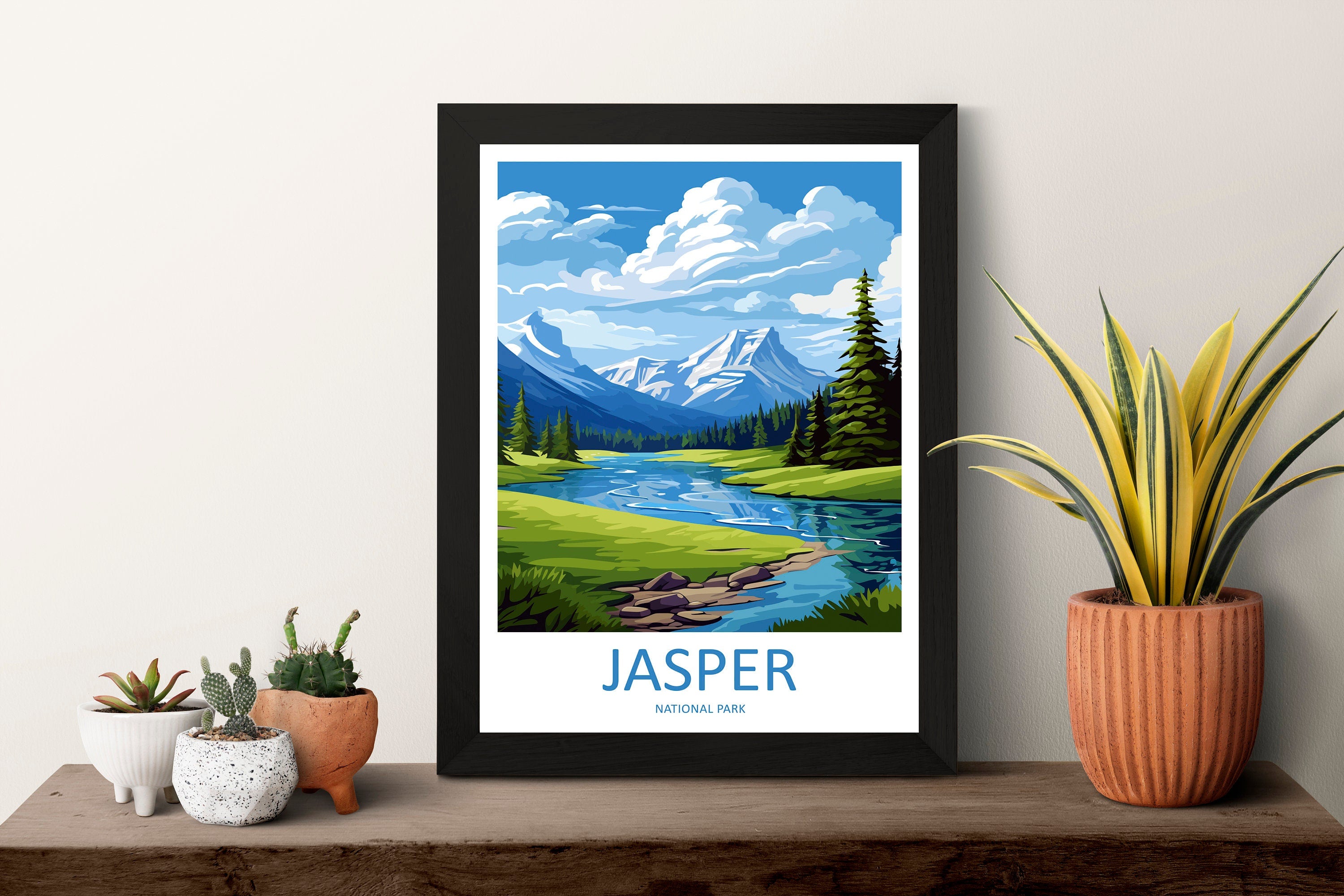 Jasper National Park Travel Print