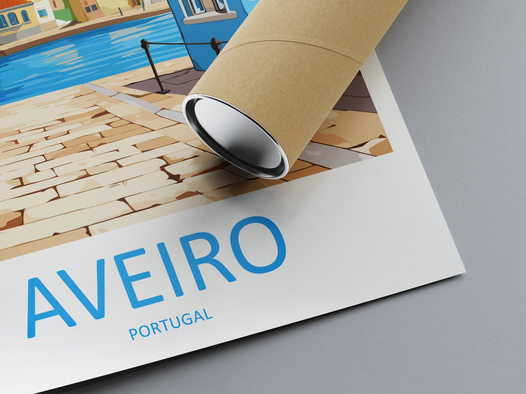 Aveiro Travel Print Wall Art Aveiro Wall Hanging Home Décor Aveiro Gift Art Lovers Portugal Art Lover Gift Aveiro Wall Art