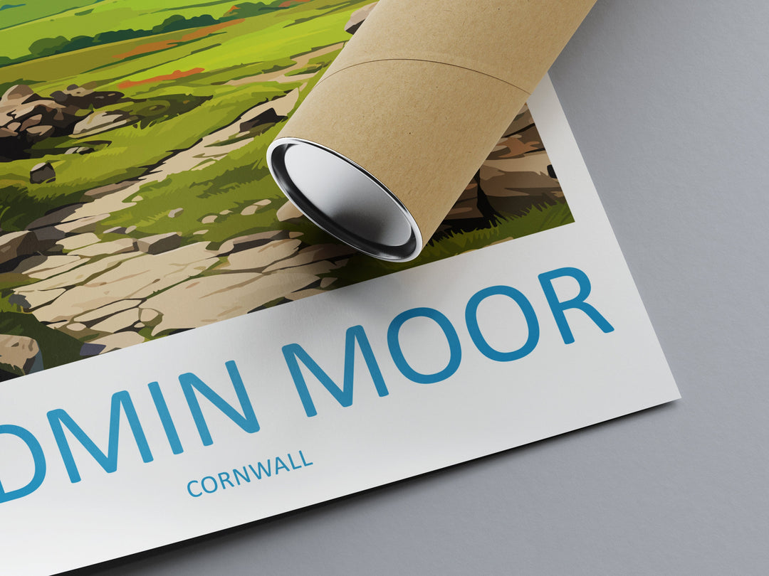 Bodmin Moor Travel Print Wall Art Bodmin Moor Wall Hanging Home Décor Bodmin Moor Gift Art Lovers England Art Lover Gift Bodmin Moor Travel