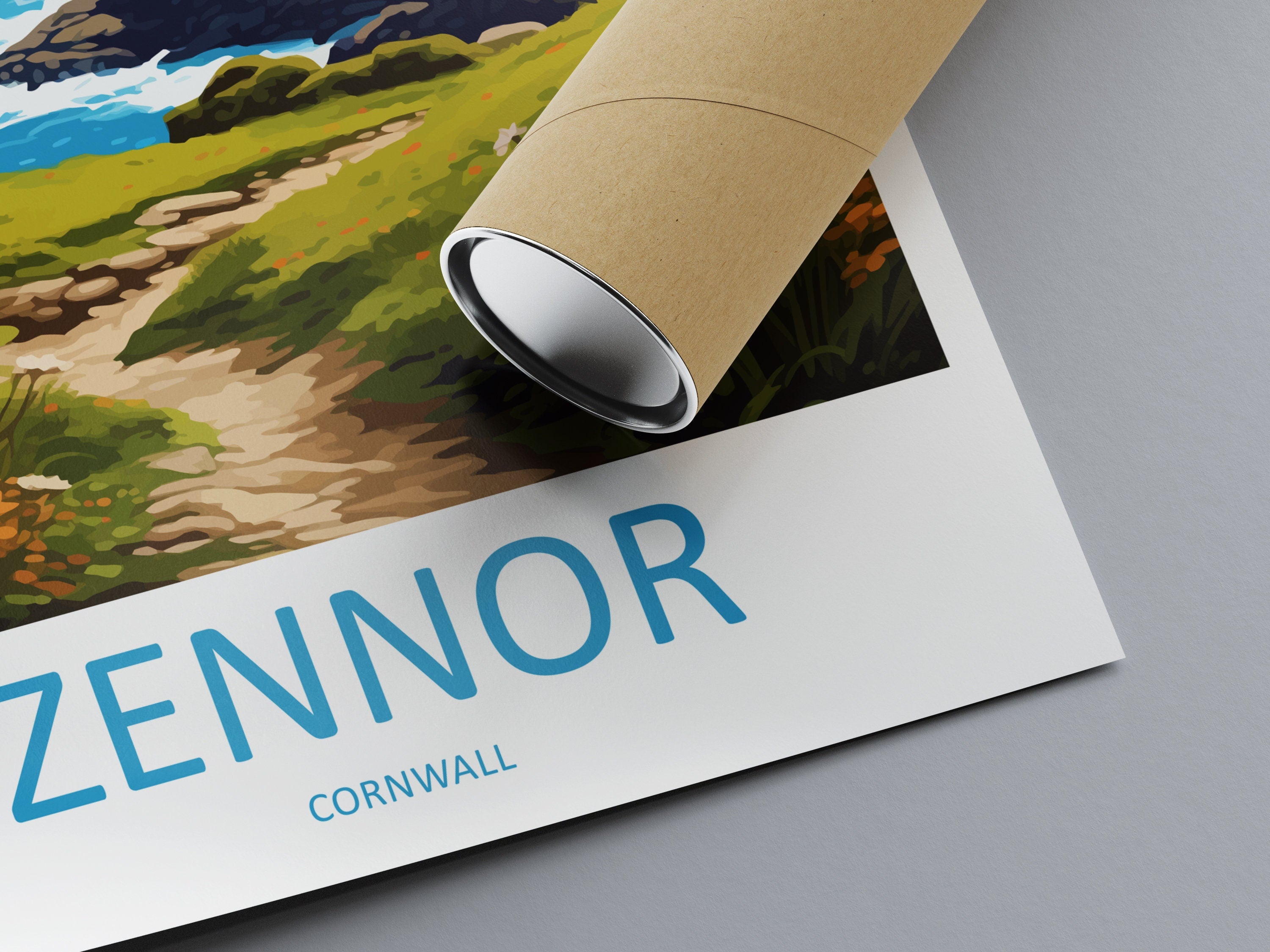 Zennor Travel Print