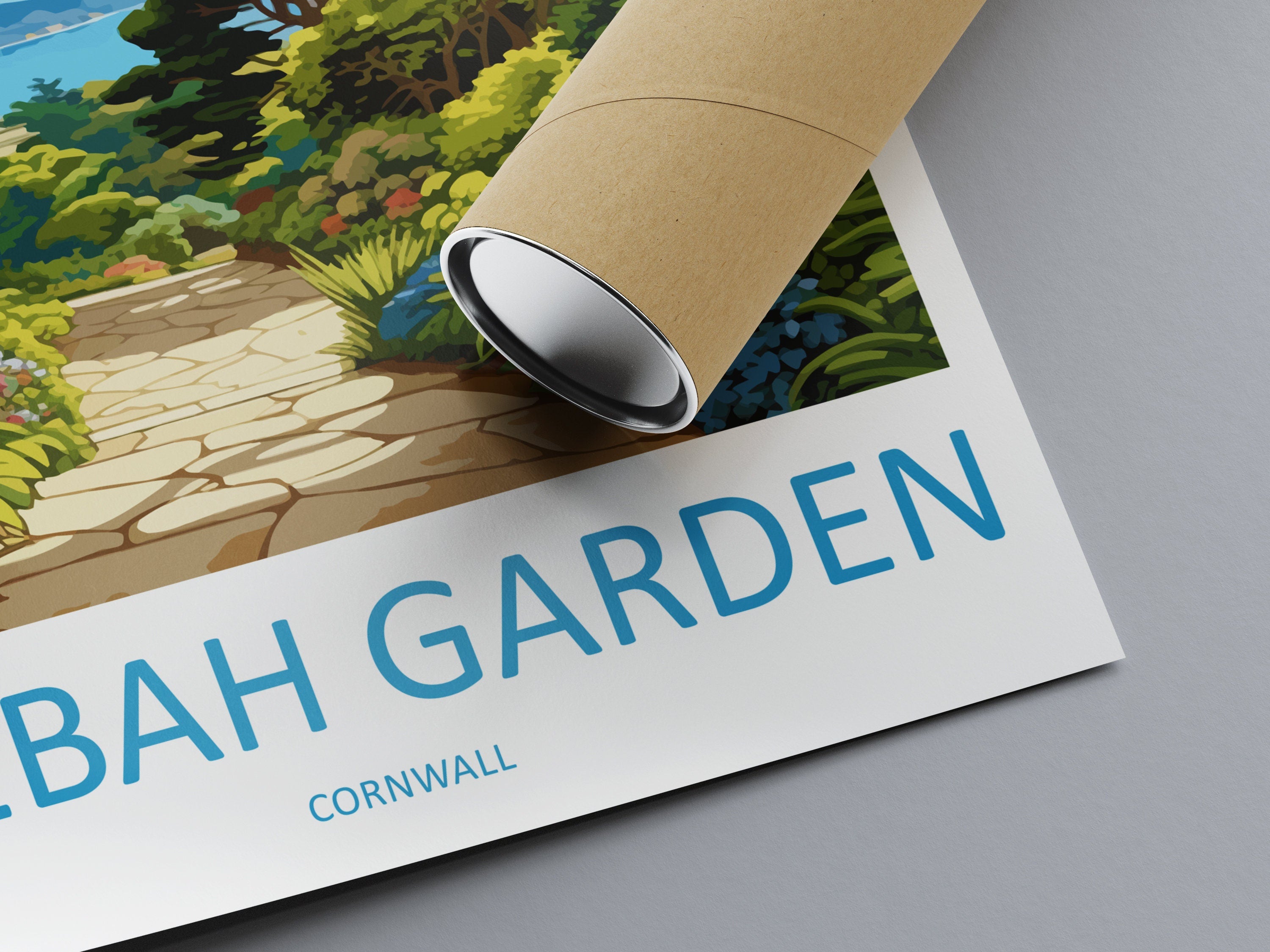 Trebah Gardens Travel Print