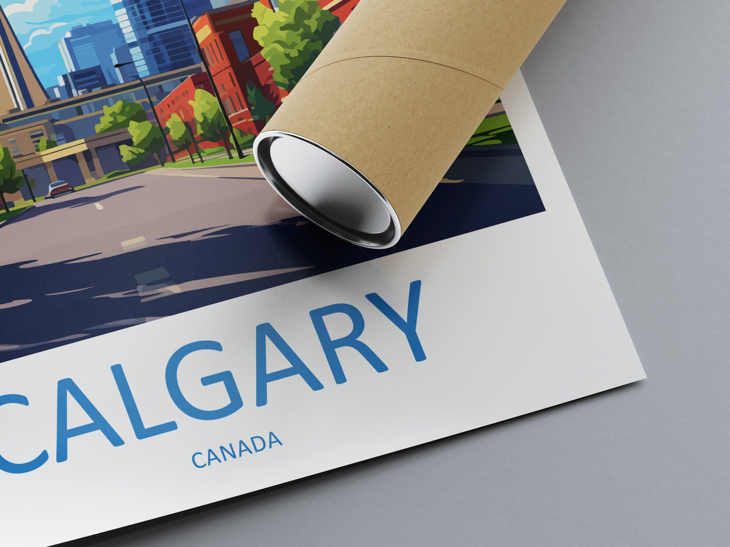 Calgary Travel Print