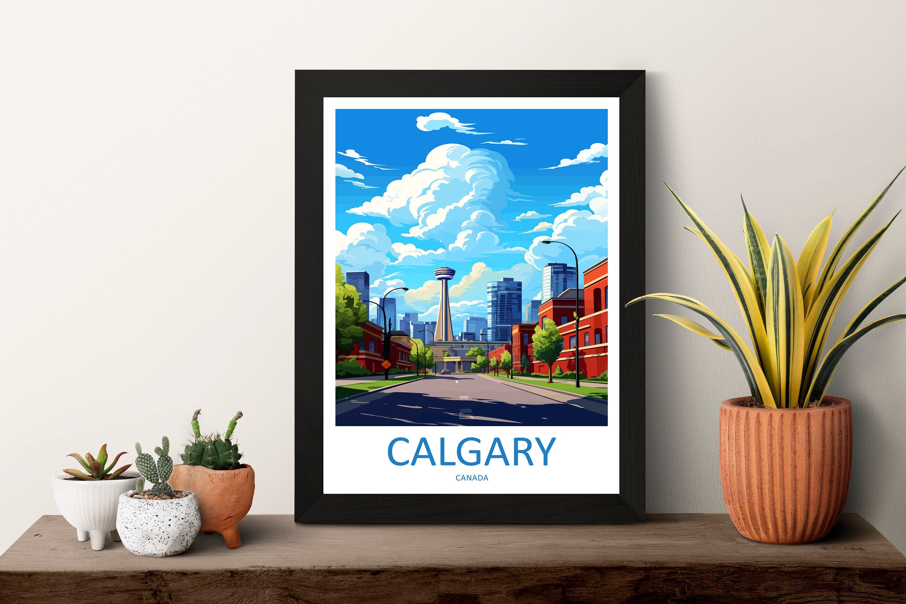 Calgary Travel Print