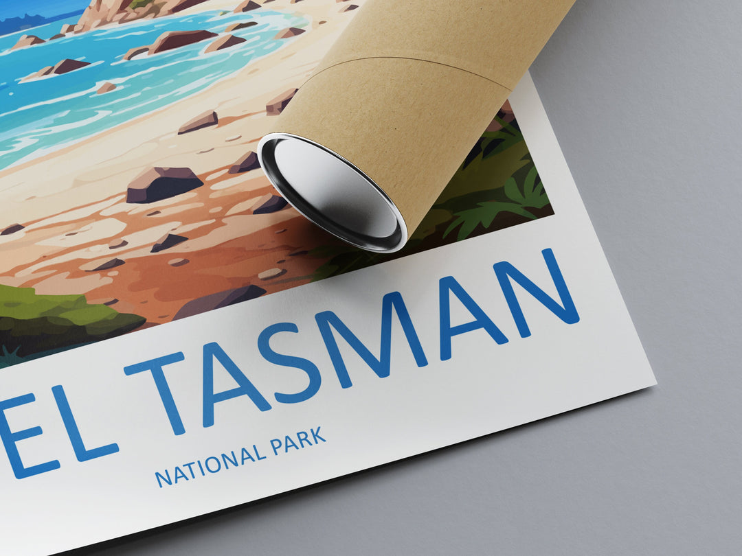 Abel Tasman National Park Travel Print Wall Art Abel Tasman Wall Hanging Home Décor Abel Tasman Gift Art Lovers New Zealand Art Lover Gift