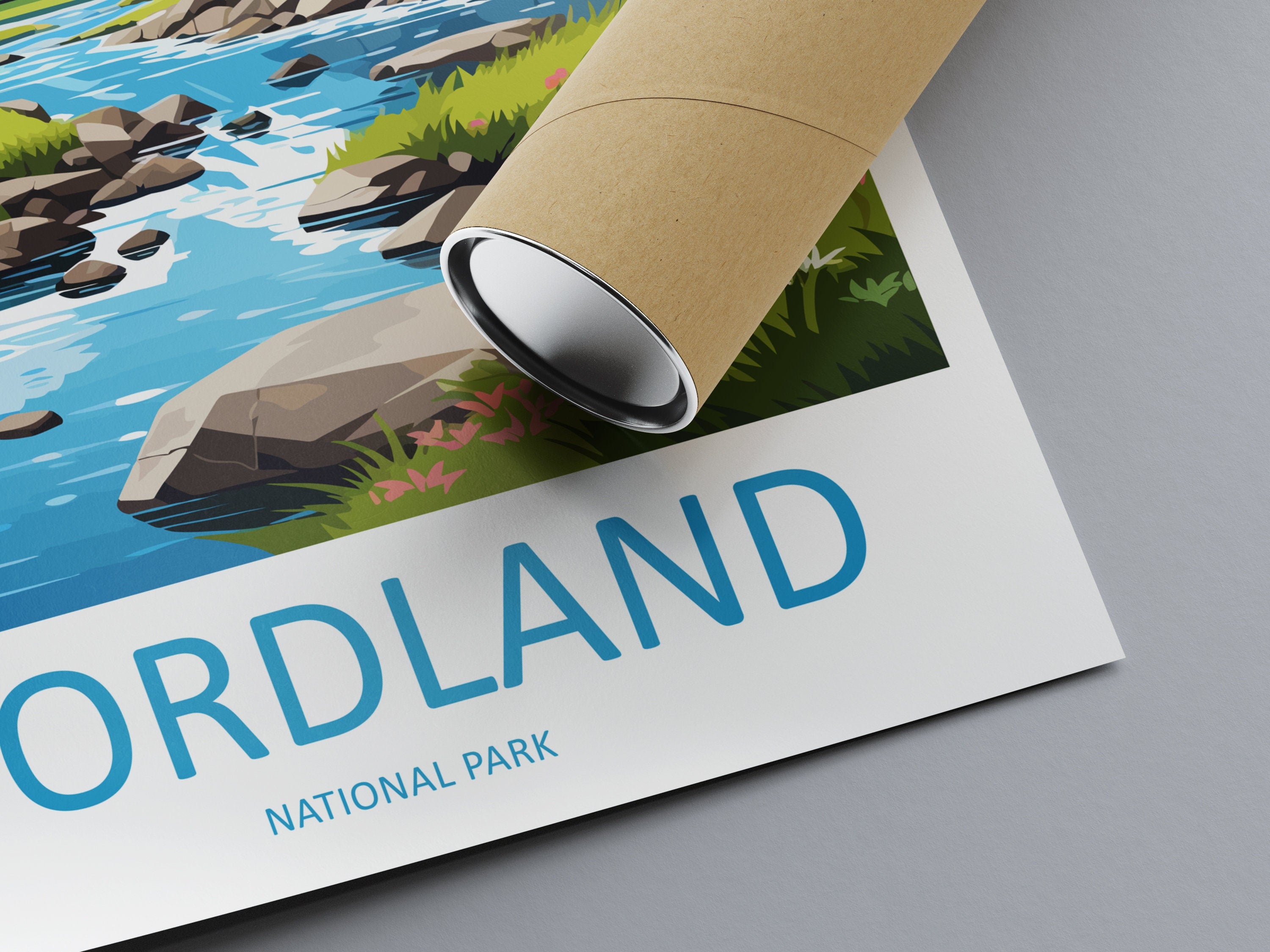 Fiordland National Park Travel Print