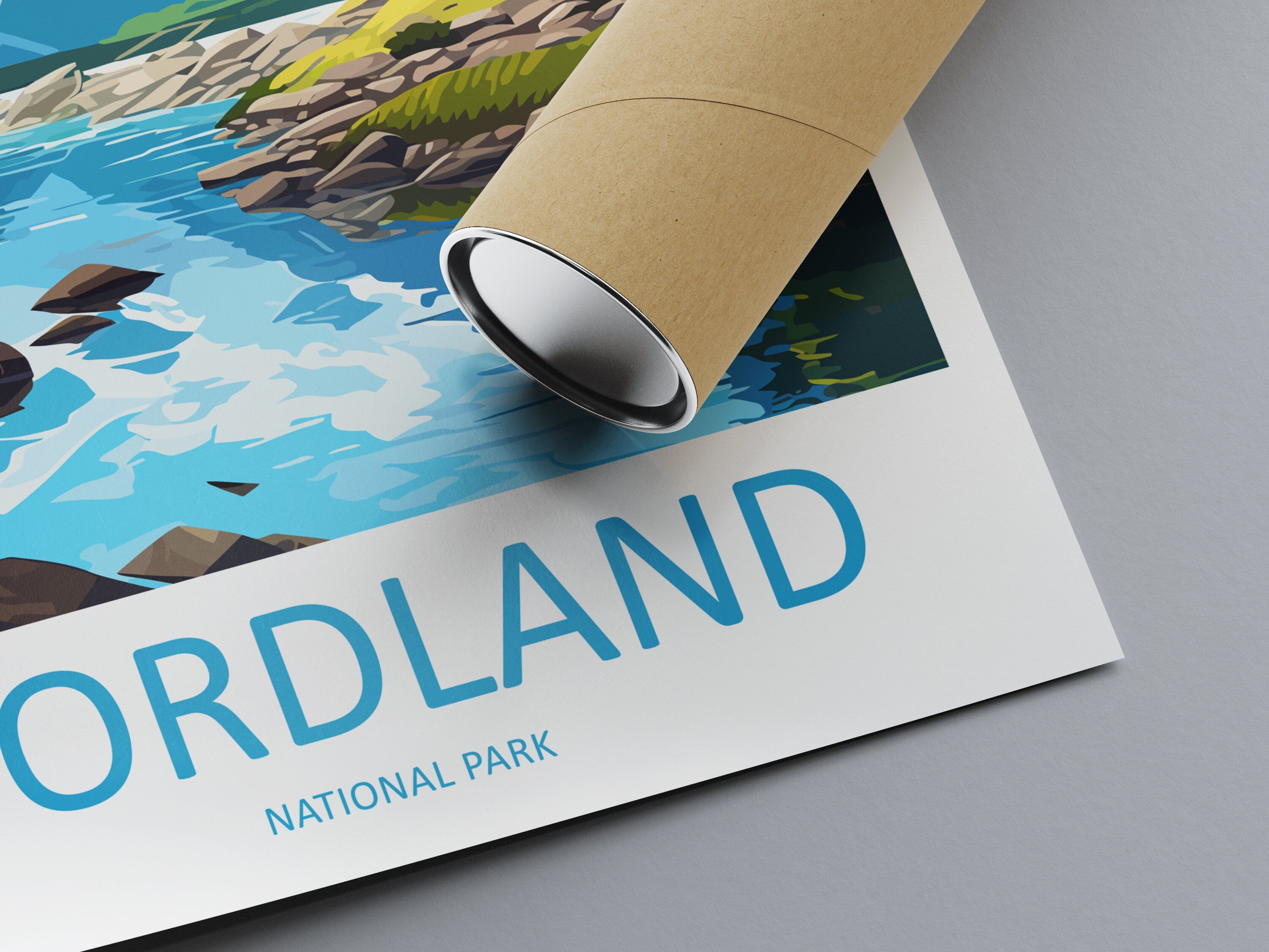 Fiordland National Park Travel Print