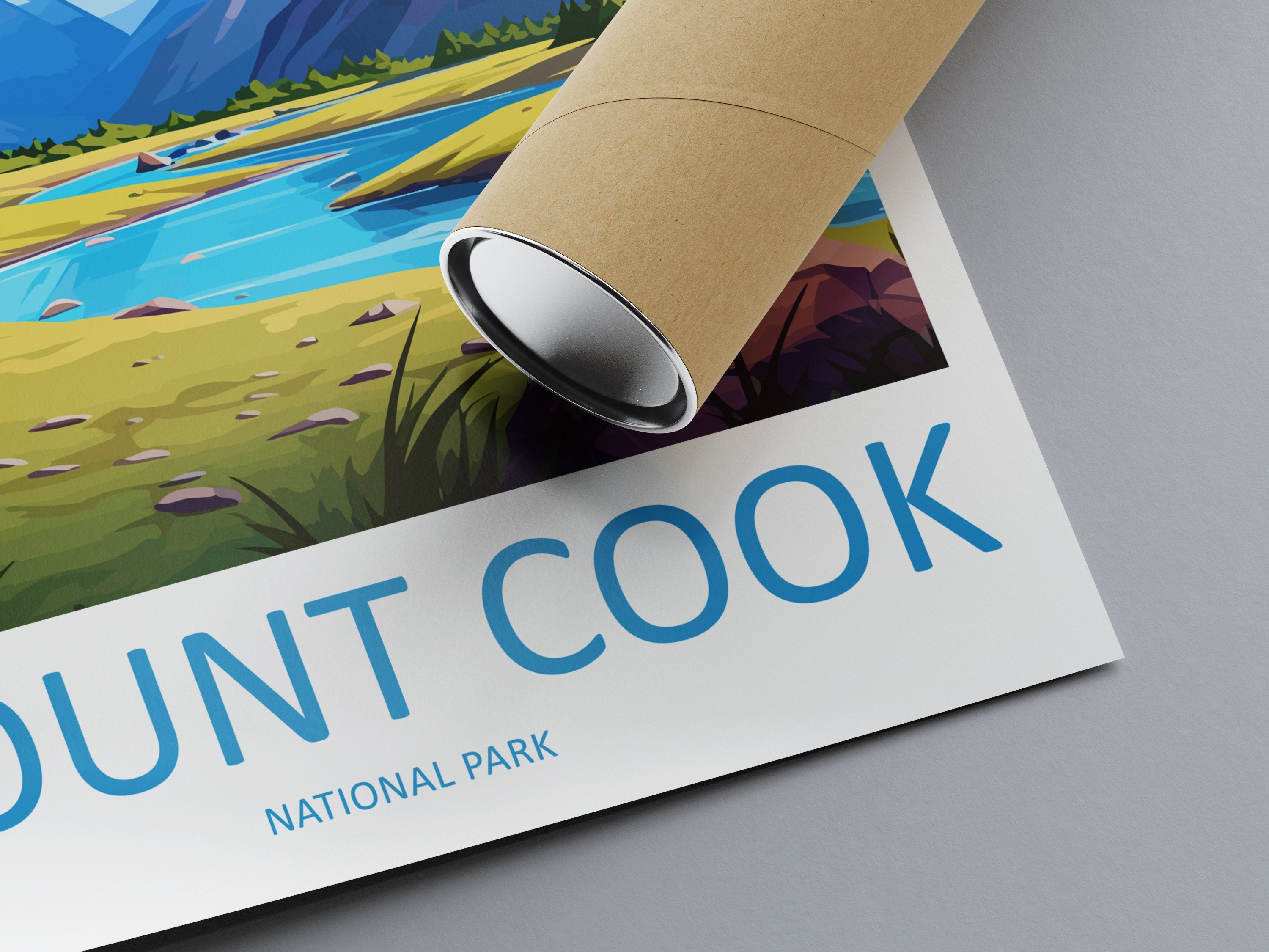 Mount Cook National Park Travel Print