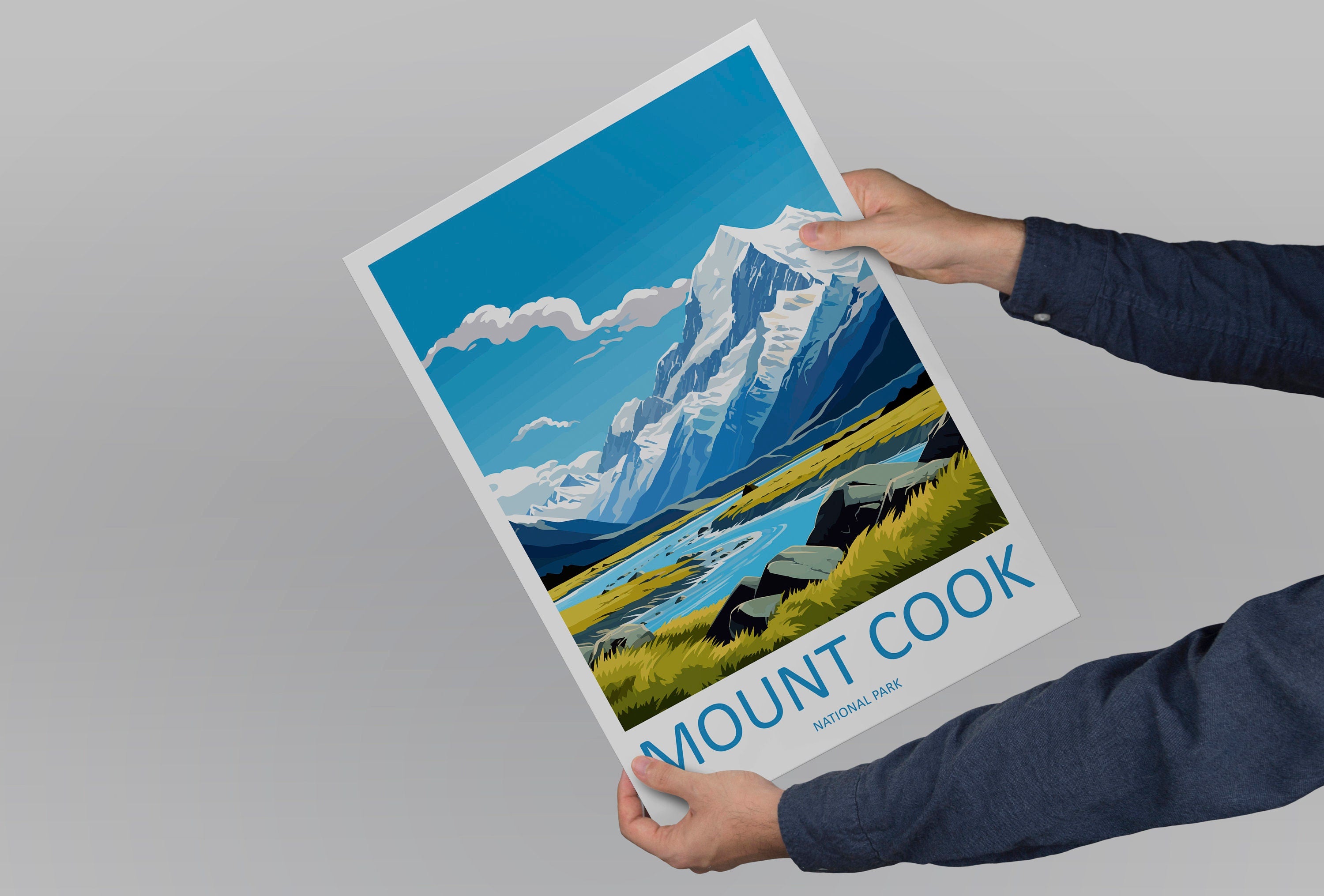 Mount Cook National Park Travel Print