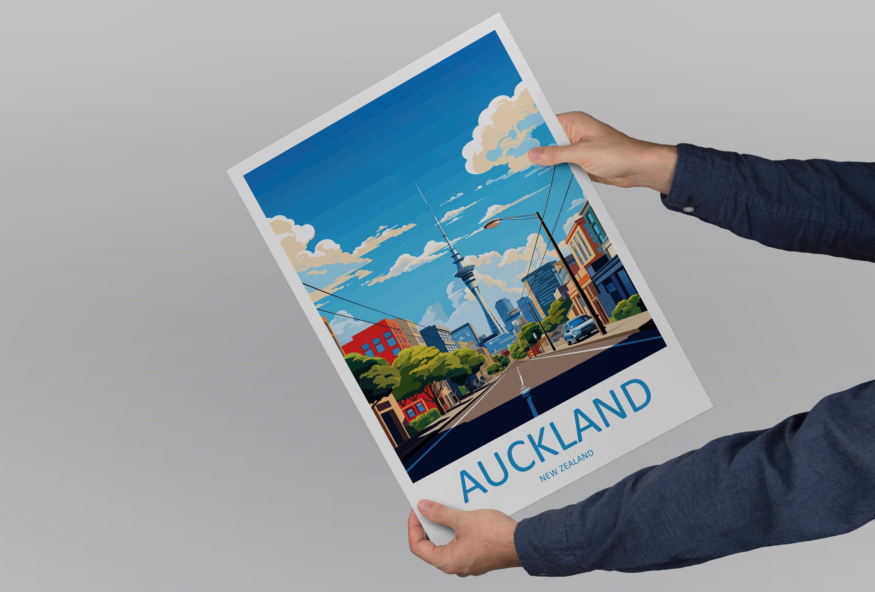 Auckland Travel Print