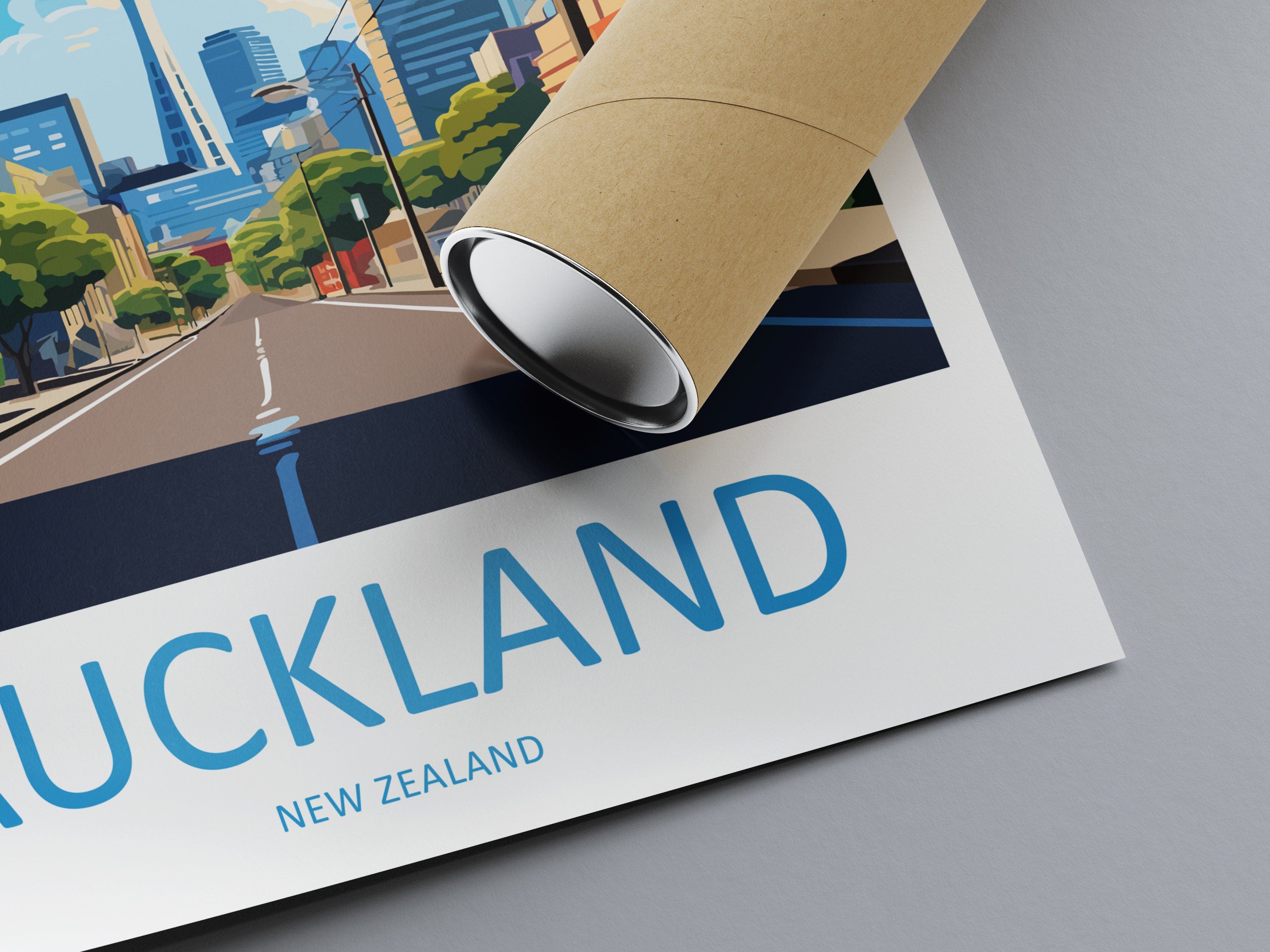 Auckland Travel Print