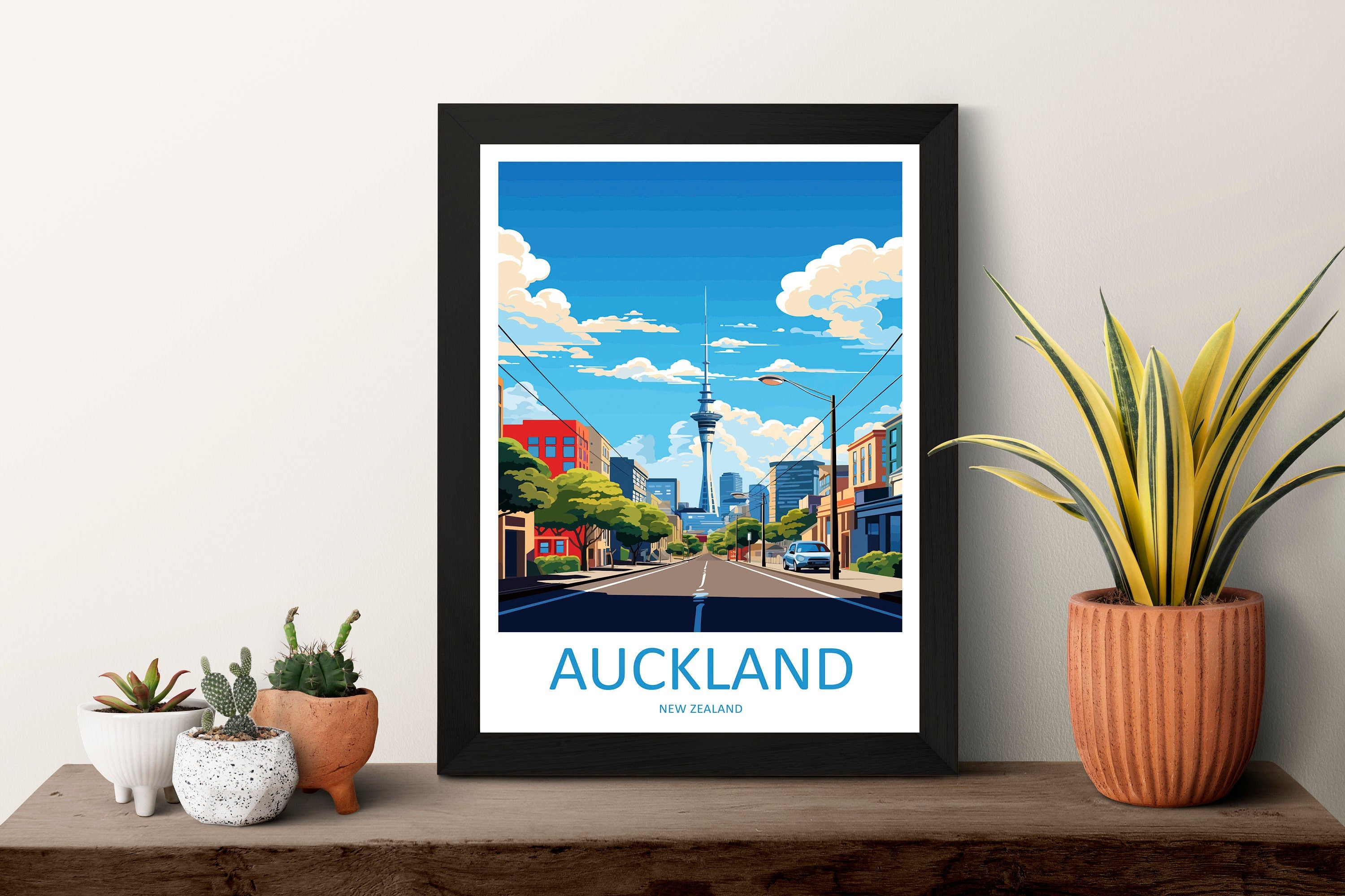 Auckland Travel Print