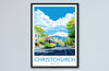 Christchurch Travel Print