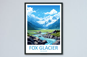 Fox Glacier Travel Print