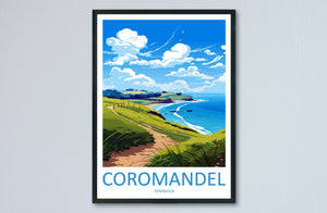 Coromandel Peninsula Travel Print