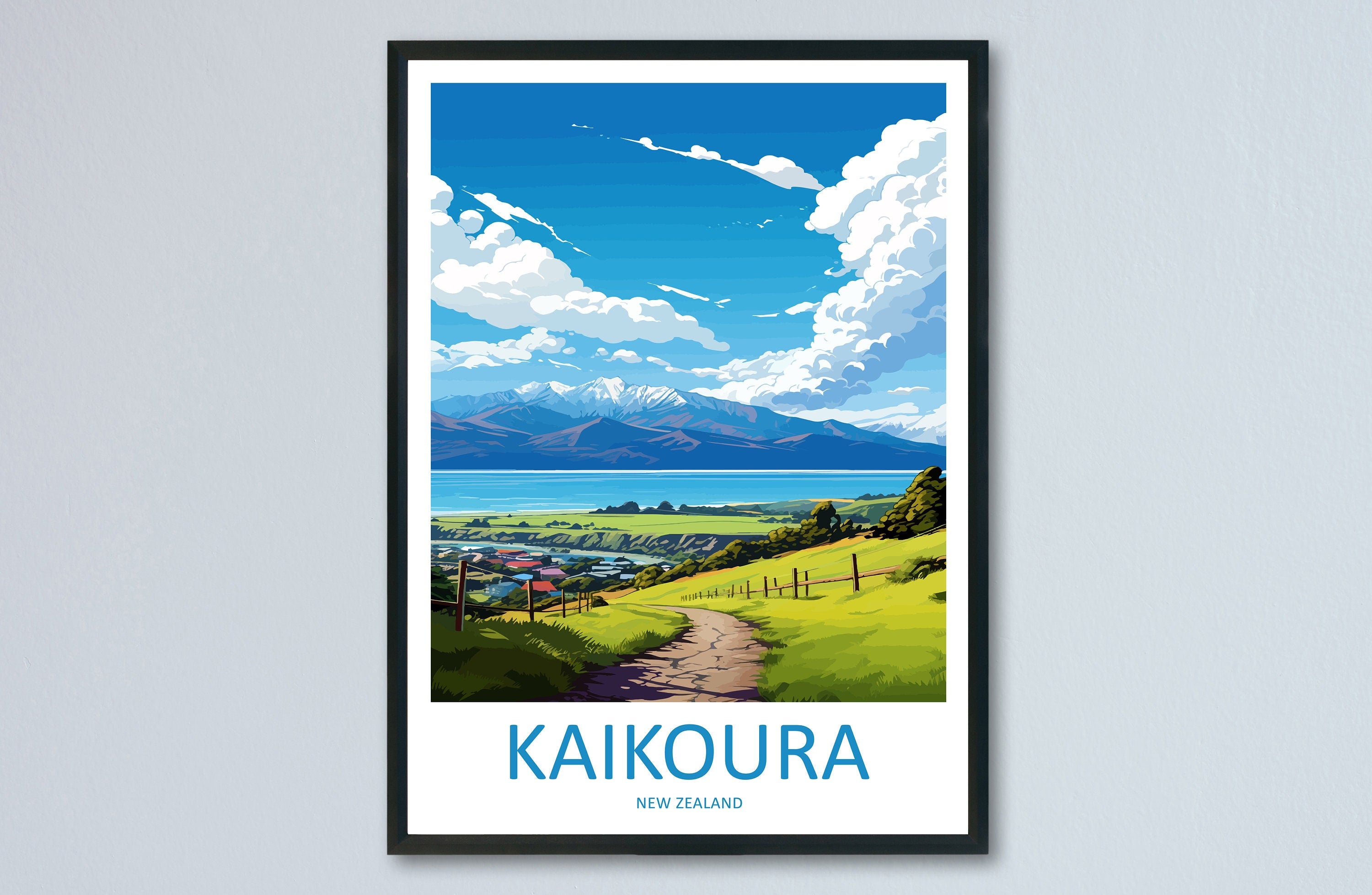 Kaikoura Travel Print