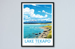 Lake Tekapo Travel Print