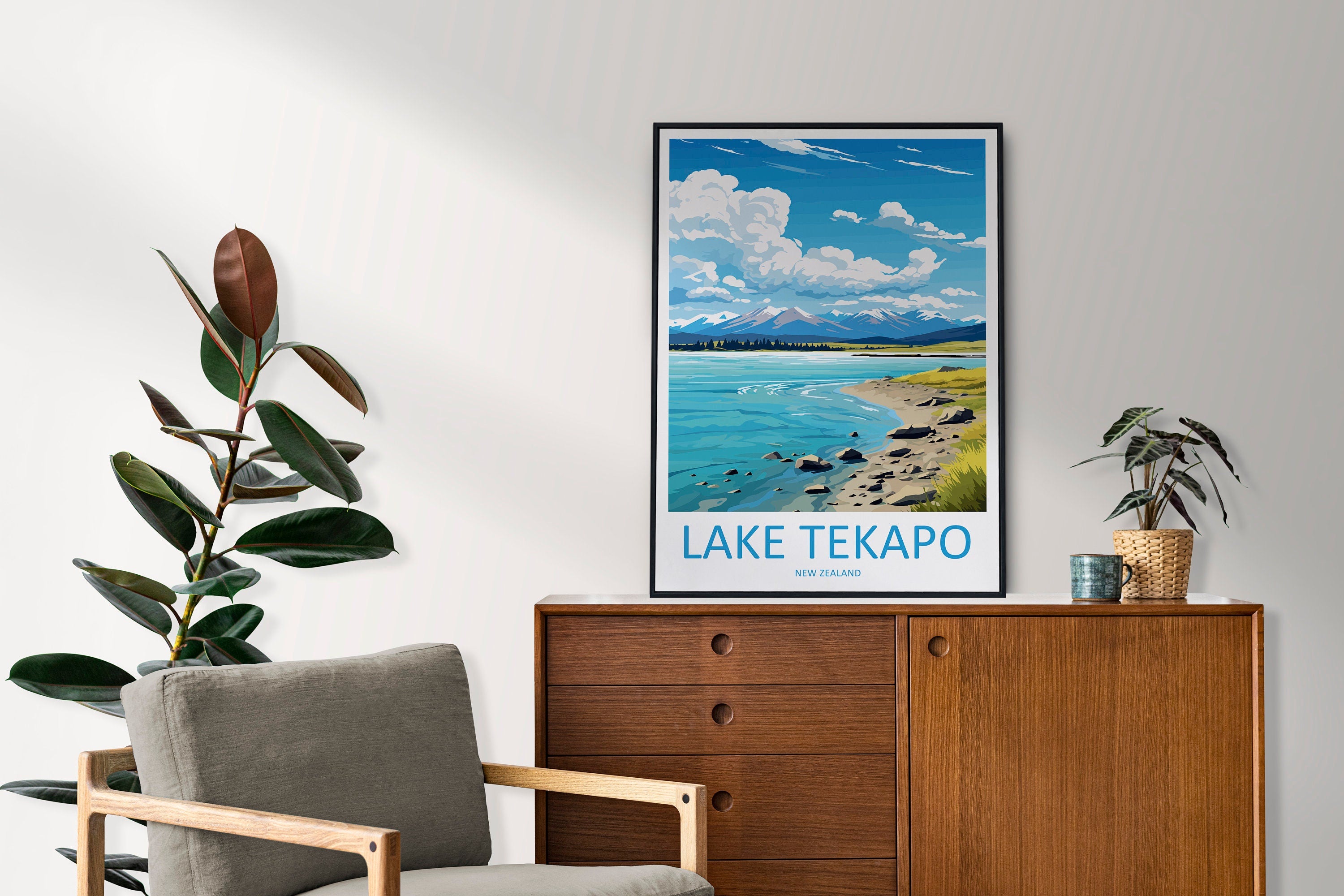 Lake Tekapo Travel Print