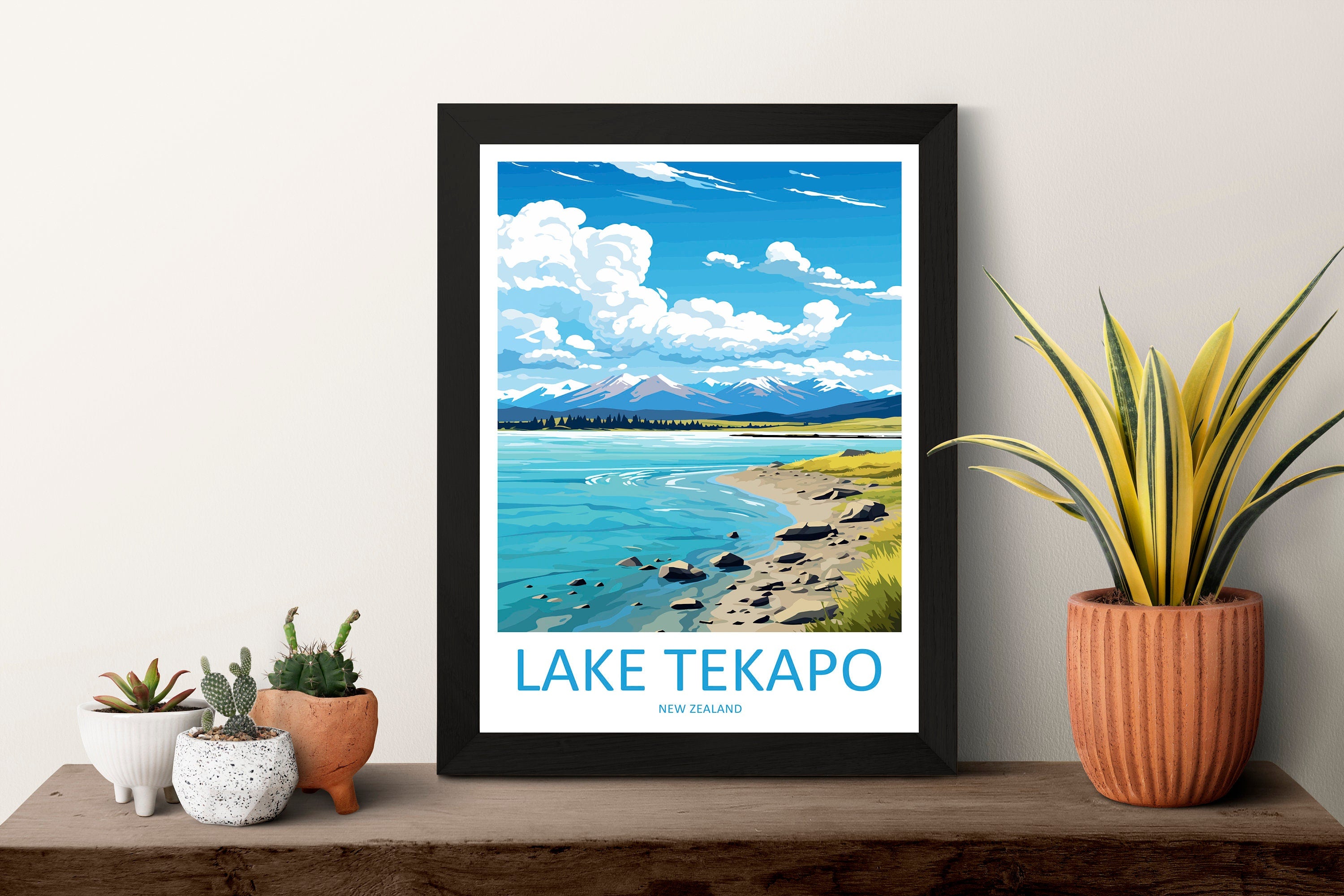 Lake Tekapo Travel Print