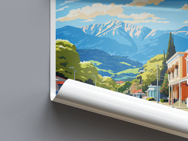 Nelson Travel Print Wall Art Nelson Wall Hanging Home Décor Nelson Gift Art Lovers New Zealand Art Lover Gift Nelson New Zealand Poster