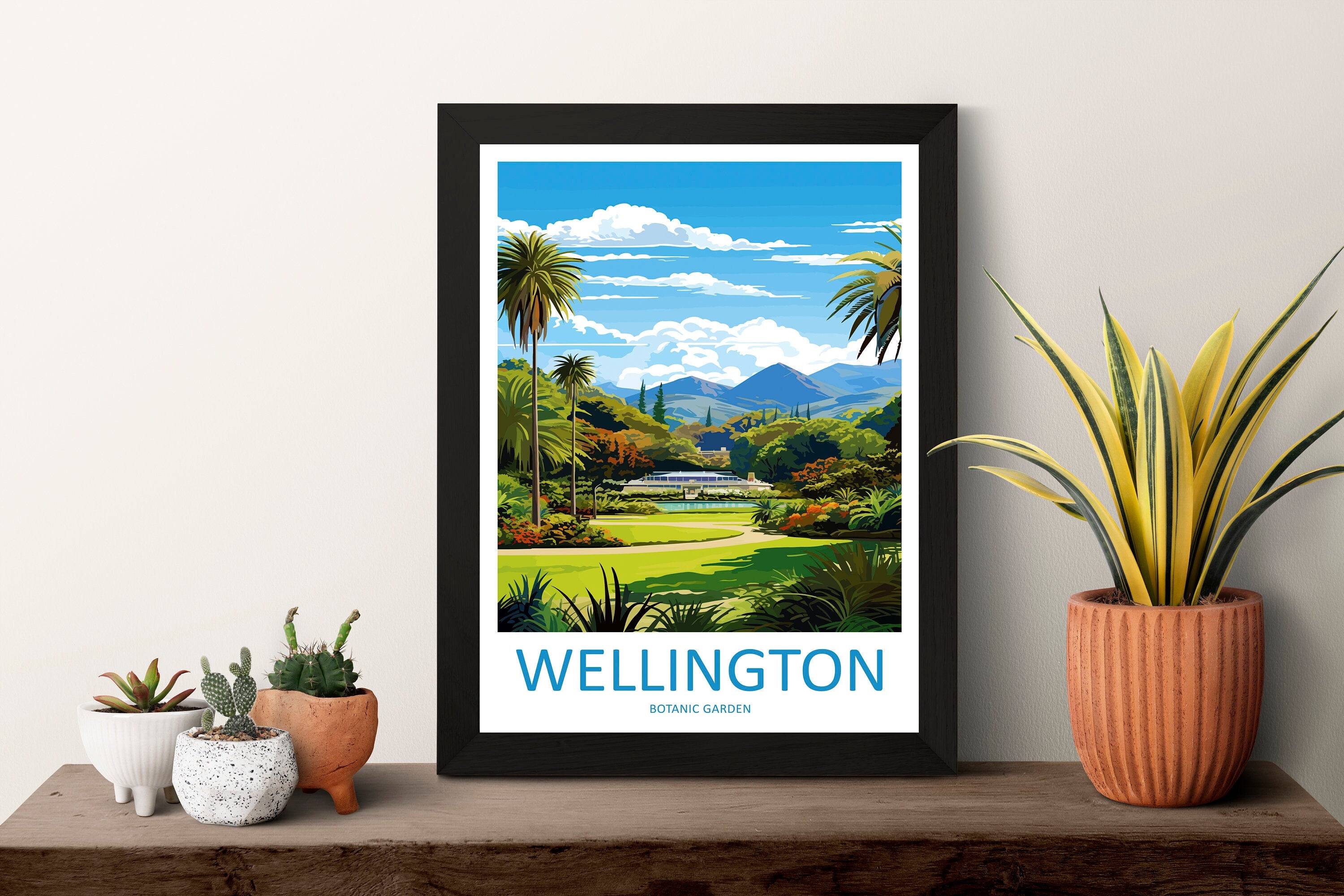 Wellington Botanical Garden Travel Print