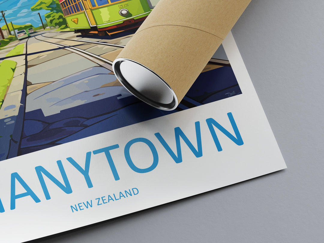 Shantytown Travel Print Wall Art Shantytown Wall Hanging Home Décor Shantytown Gift Art Lovers New Zealand Art Lover Gift Shantytown Gift