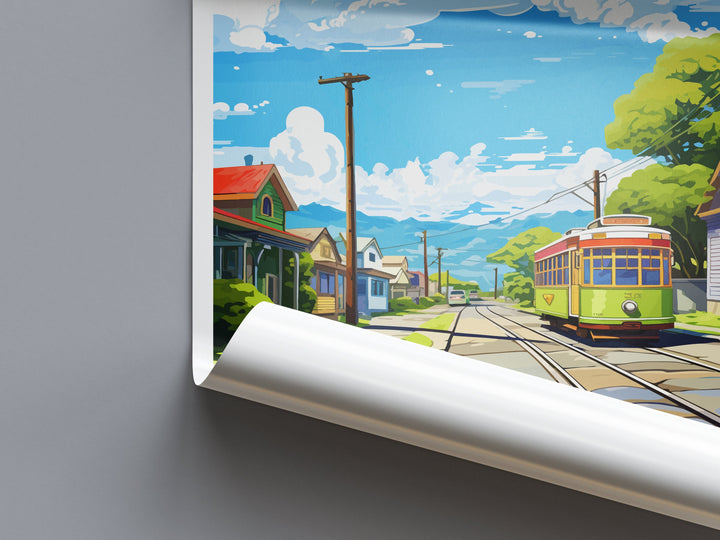 Shantytown Travel Print Wall Art Shantytown Wall Hanging Home Décor Shantytown Gift Art Lovers New Zealand Art Lover Gift Shantytown Gift