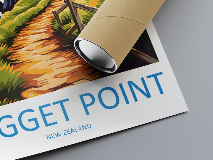 Nugget Point Travel Print Wall Art Nugget Point Wall Hanging Home Décor Nugget Point Gift Art Lovers New Zealand Art Lover Gift Nugget Point