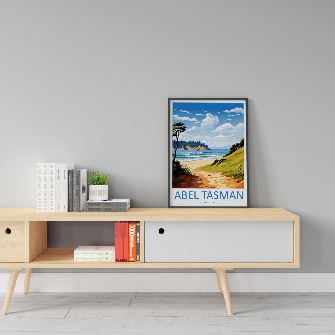 Abel Tasman Coastal Track Travel Print Wall Art Abel Tasman Wall Hanging Home Décor Abel Tasman Gift Art Lovers New Zealand Art Lover