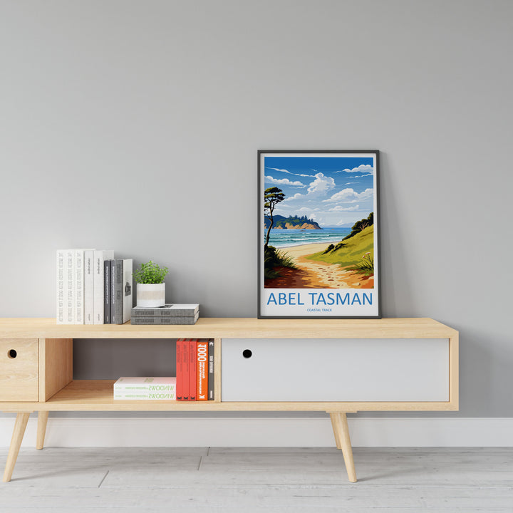 Abel Tasman Coastal Track Travel Print Wall Art Abel Tasman Wall Hanging Home Décor Abel Tasman Gift Art Lovers New Zealand Art Lover