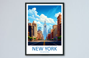 New York Travel Print