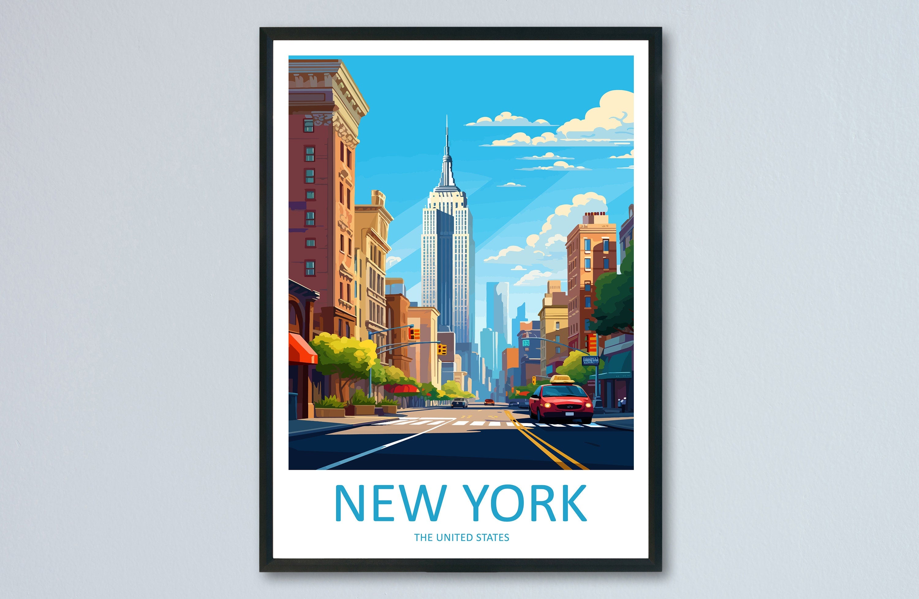 New York Travel Print